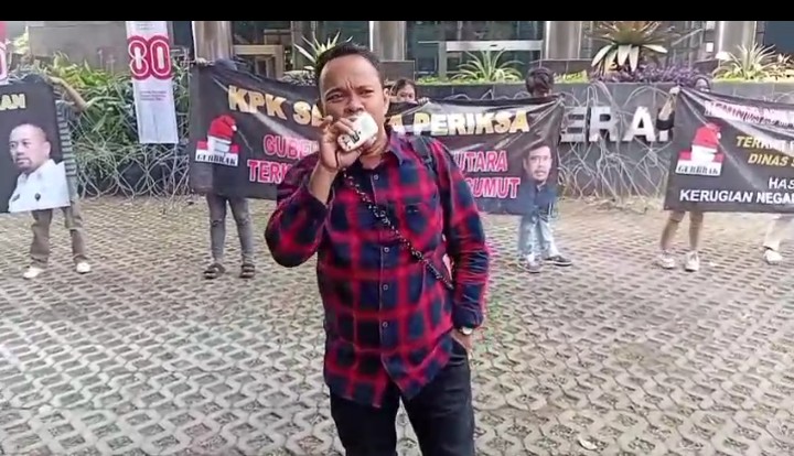 Demo Tuntutan Kasus Korupsi Jalan di Sumut Berlanjut: KPK Didesak Periksa Bobby