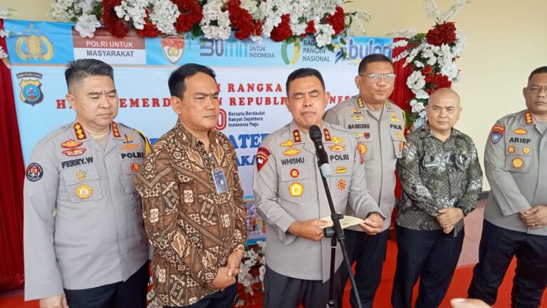 Gandeng Bulog, Kapolda Sumut Launching GPM Salurkan 200 Ton Beras SPHP