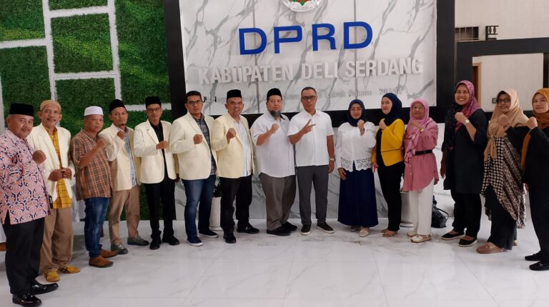 Sambut Hangat Pengurus MDI Sumut, Wakil Ketua DPRD Deli Serdang Siap Bersinergi