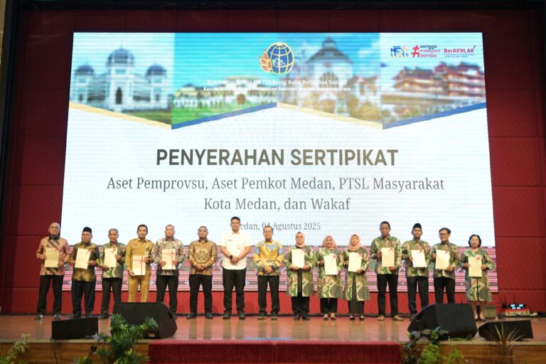 Peluncuran Layanan Peralihan Hak Atas Tanah secara Elektronik, Bobby Nasution Tekankan Peran Kementerian ATR/BPN Krusial Jaga Stabilitas Keamanan