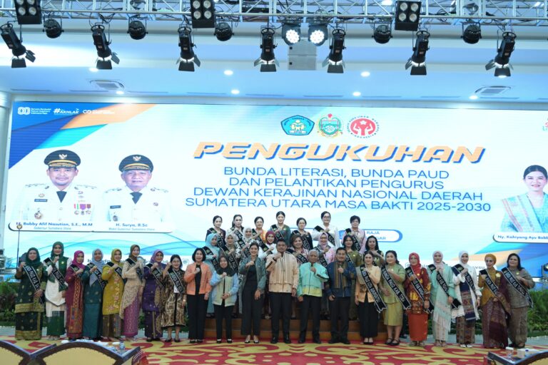 Gubernur Bobby Nasution Kukuhkan Bunda Literasi dan Bunda PAUD Sumut