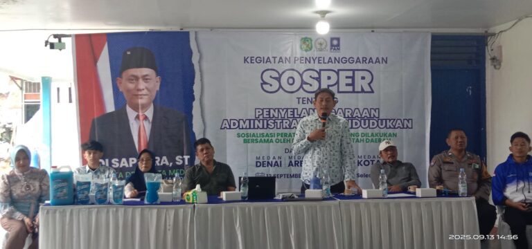 Edi Saputra Gelar Sosper: Kelengkapan Adminduk Penting untuk Memperoleh Program Asta Cita Presiden Prabowo
