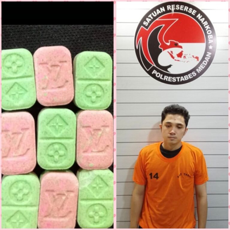 Polisi Ringkus Pengedar Pil  Elstasi di Apartemen Travelers  Medan