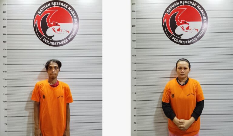 Polisi Tangkap Pengedar Pil Ekstasi di Jalan Cakrawati Medan Maimun