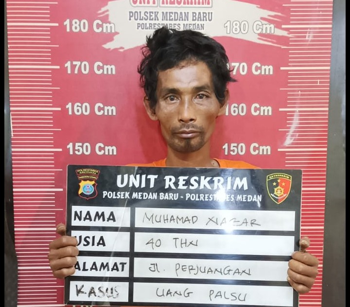 Polsek Medan Baru Ringkus Pelaku Pengedar Upal di Pasar Malam Nusantara Ceria