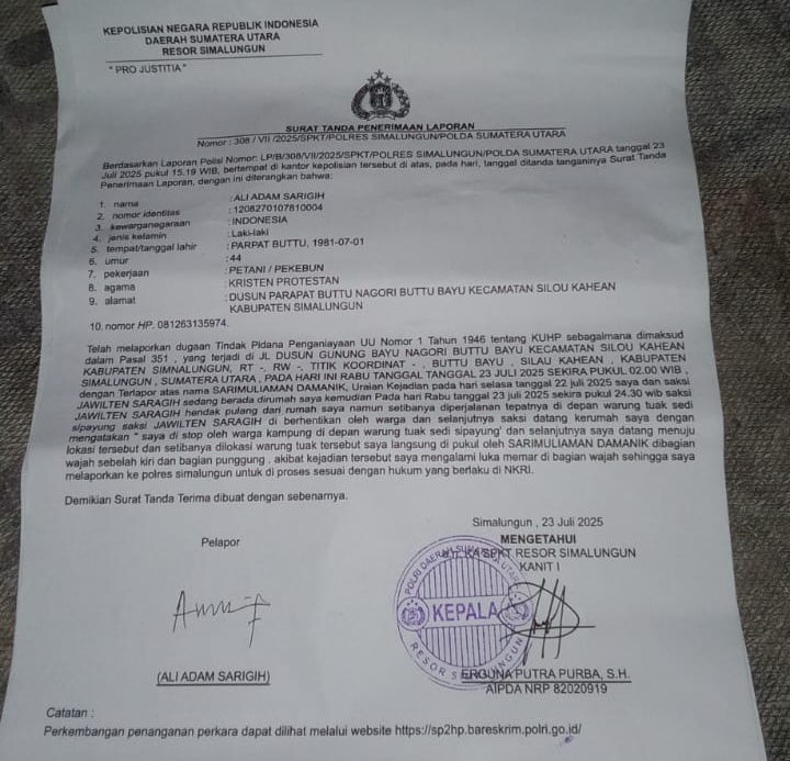 Melapor Jadi Korban Ditetapkan Tersangka, Ali Adam Saragih Ajukan Keberatan