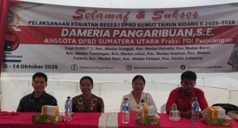 Dameria Pangaribuan Laksanakan Reses di  Kedai Durian, Bantuan Pemerintah Tidak Merata Jadi Keluhan Warga