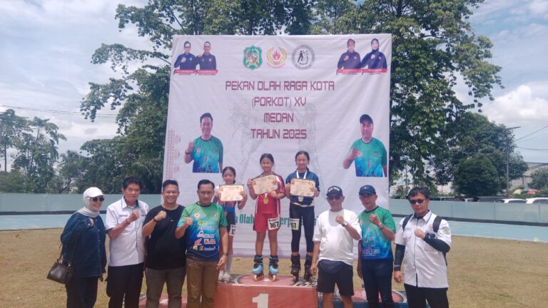Raih 4 Emas, Kecamatan Medan Selayang Jadi Juara Umur Porkot XV Cabor Sepatu Roda