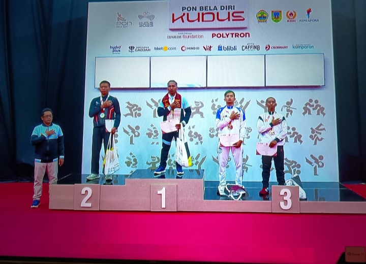 Etlet Sambo Berhasil Raih Emas di PON Beladiri