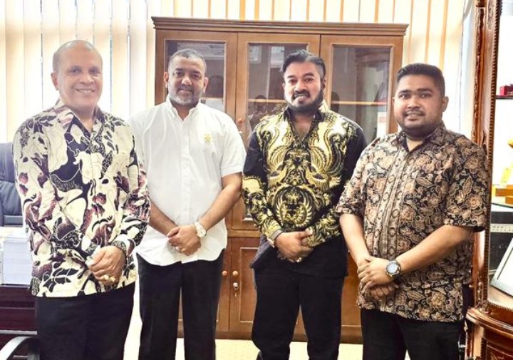 Peduli Kemajuan Masyarakat India, LK FORMASII Temui Anggota DPRD Medan Rommy Van Boy