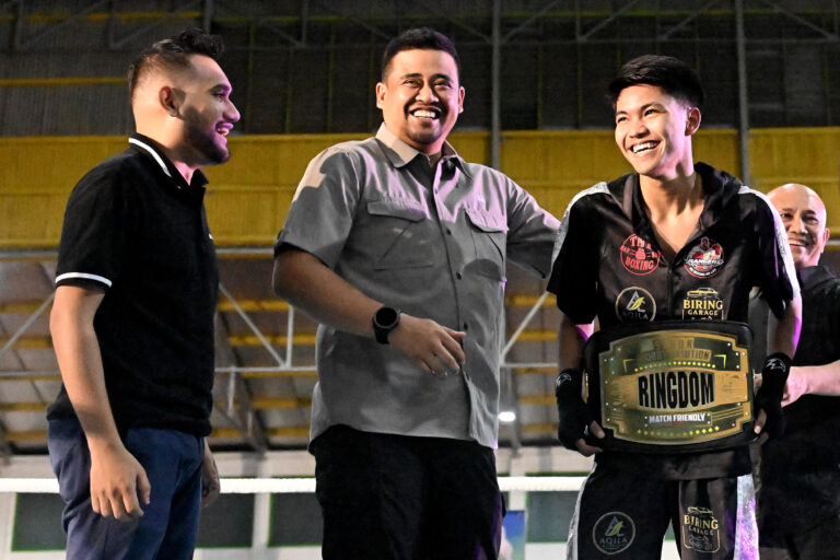 Beri Dukungan Penuh ke Ringdom Matchday Friendly, Petinju Lokal Sumut Berterima Kasih kepada Bobby Nasution