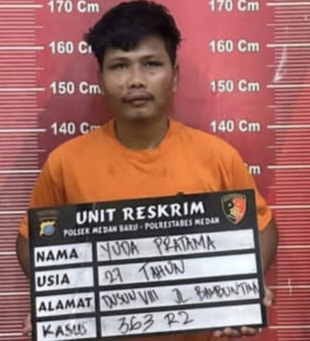 Polsek Medan Baru Ringkus Pelaku Curanmor Spesialis Beraksi di Kampus USU