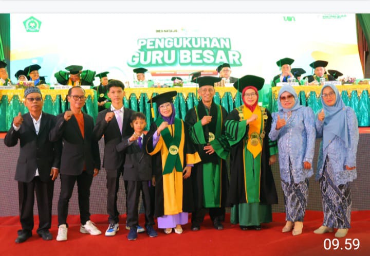 Puncak Dies Natalis ke 52, UINSU Medan Kukuhkan Dua Guru Besar