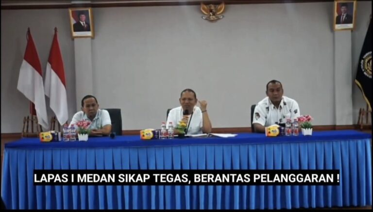 Perkuat Keamanan, Kepala KPLP Medan Gelar Pemeriksaan di Kamar Hunian WBP