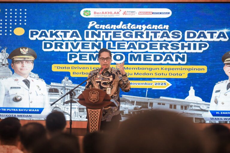 Pemko Medan Teken Pakta Integritas Data Driven Leadership