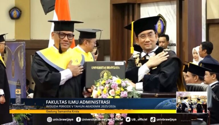 Sandang Gelar Doktor, Brigjen Gidion Ikuti Prosesi Wisuda UB di Malang
