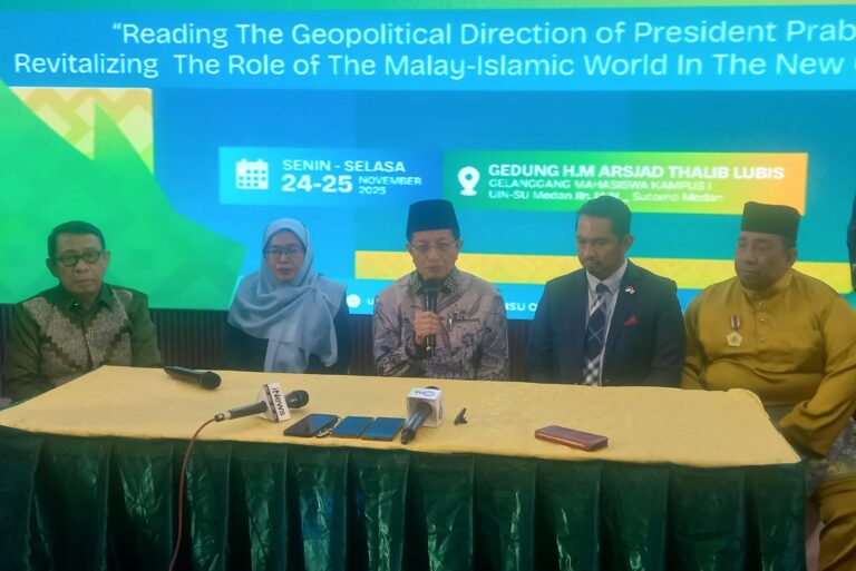 Konferensi Internasional di UINSU, Menag Inginkan Perdamaian Berkeadilan di Gaza