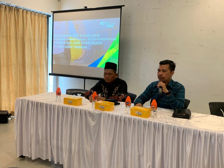 BPJS Ketenagakerjaan Laksanakan Monev Segmen Konstruksi di Wilayah Aceh Tamiang