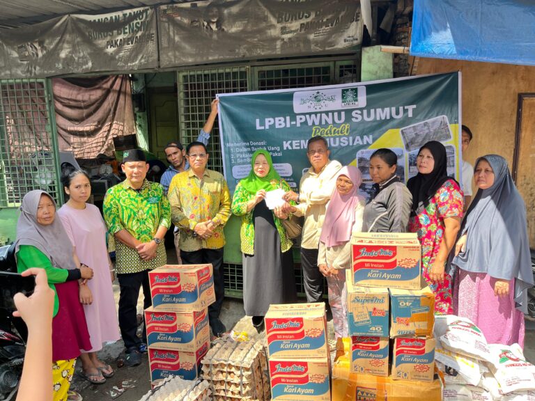 Curah Hujan Ekstrem, LPBI NU Sumut Turun Langsung Ringankan Beban Warga Terdampak
