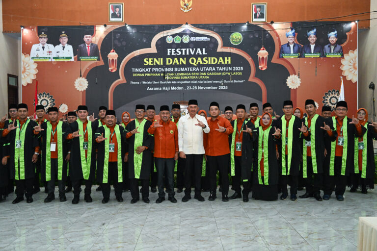 Pj Sekdaprov Sumut Buka Festival Seni Qasidah 2025, Jadi Ajang Dakwah dan Perkuat Ukhuwah