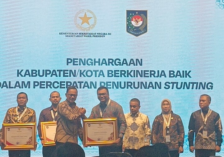 Deli Serdang Raih Penghargaan Daerah Berkinerja Baik Pencegahan Stunting