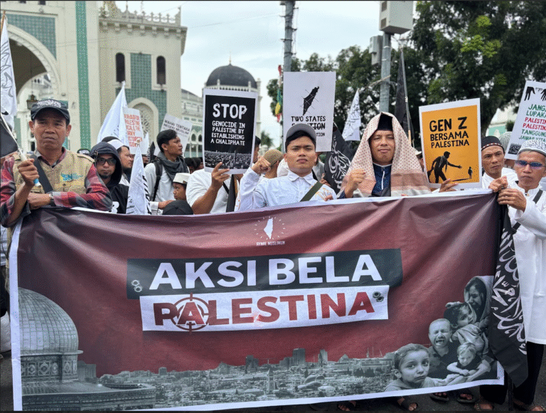 Aksi Bela Palestina di Medan