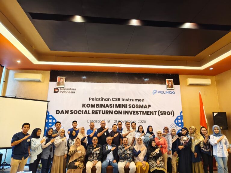 Pelindo Regional 1 Mengadakan Pelatihan CSR Instrumen Mini Sosmap dan SROI, Dorong Penguatan Dampak Sosial Perusahaan