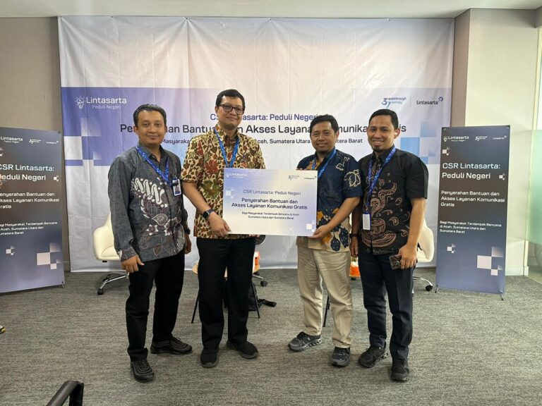 Lintasarta Salurkan Dukungan Infrastruktur Digital dan Bantuan ke Wilayah Terkena Bencana