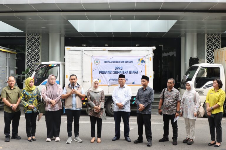 Pimpinan dan Anggota DPRD Sumut Salurkan Bantuan ke Tujuh Titik Bencana