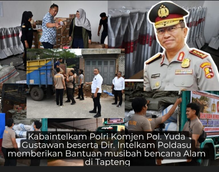 Baintelkam Polri Berikan Bantuan Korban Bencana Alam di Sumatera Utara