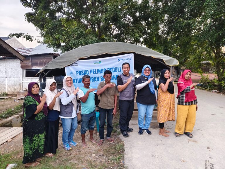 Manajemen Pelindo Regional 1 Salurkan Langsung Bantuan Kemanusiaan Korban Banjir Aceh