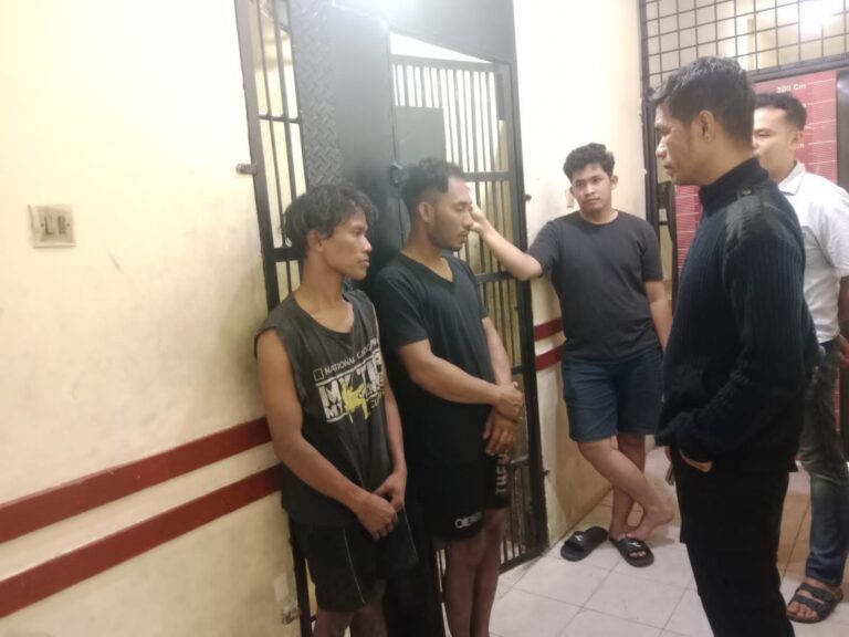 Polsek Medan Baru Ringkus Dua Pelaku Bongkar Rumah di Jalan Sei Putih