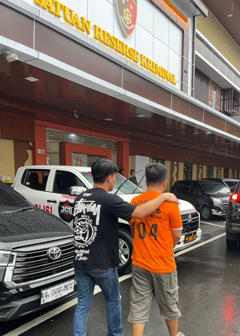 Sat Reskrim Polrestabes Medan Tahan Putra Sembiring Terkait Kasus Penganiayaan