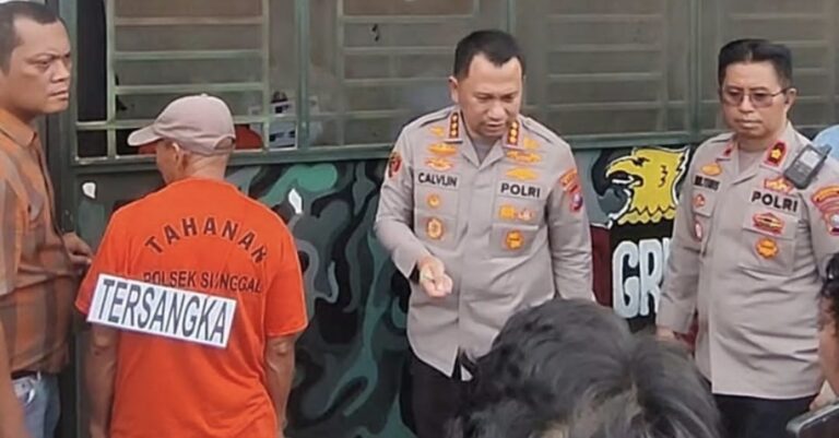 Polsek Sunggal Gerebek Lokasi Judi Tembak Ikan di Kantor PAC Grib Jaya Medan Sunggal