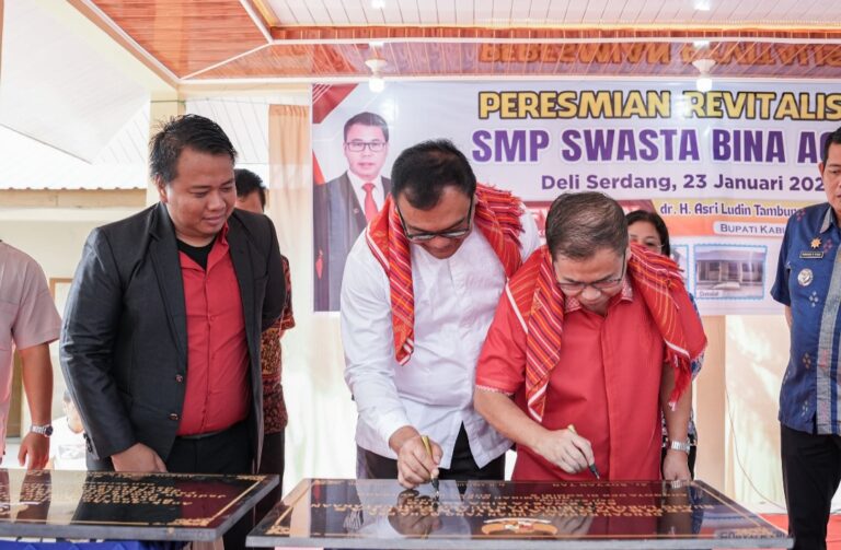 Bupati Deli Serdang: Pembangunan Pendidikan Bukan Sekadar Fisik, tapi Kesadaran dan Tanggung Jawab