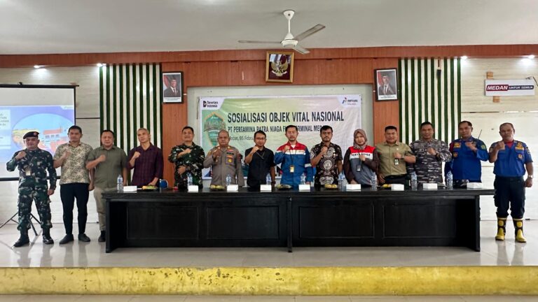 Pertamina Patra Niaga Regional Sumbagut Perkuat Pengamanan Obvitnas dan Jalur Pipa di Fuel Terminal Medan