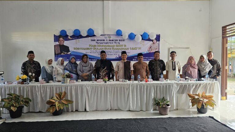 SMKN 1 Pancur Batu Isra Mi’raj dan Sambut Ramadan 1447 H