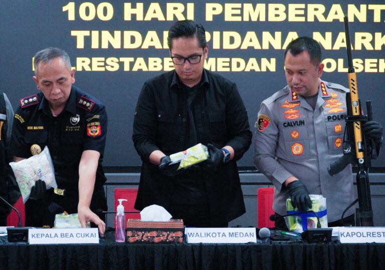 Berantas Narkoba, Rico Waas Apresiasi Kinerja Polrestabes Medan