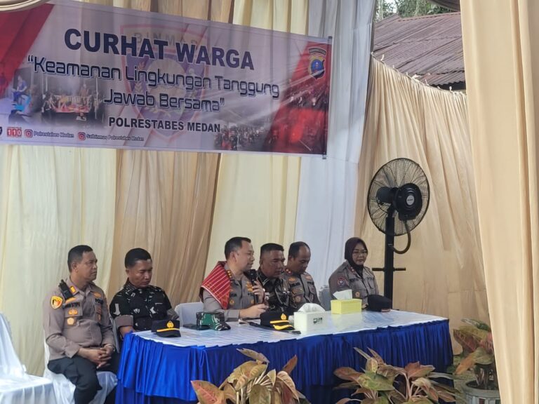 Perkuat Kamtibmas Wilayah Rawan Bencana, Kapolrestabes Medan Sambangi Polsek Kutalimbaru
