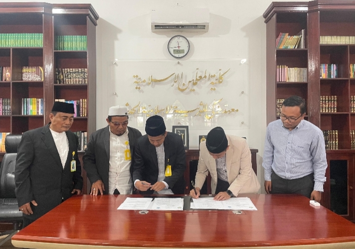 Pesantren Tahfidzul Qur’an Darul Zakir Alwi Sergai  Mou dengan Pondok Modern Tazakka Jateng