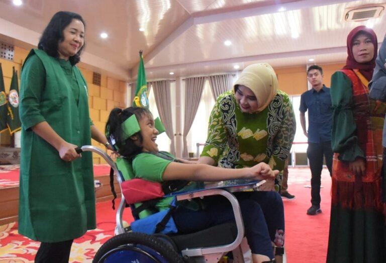 Deli Serdang Terima 20 Kursi Roda Adaptif untuk Anak Penyandang Disabilitas
