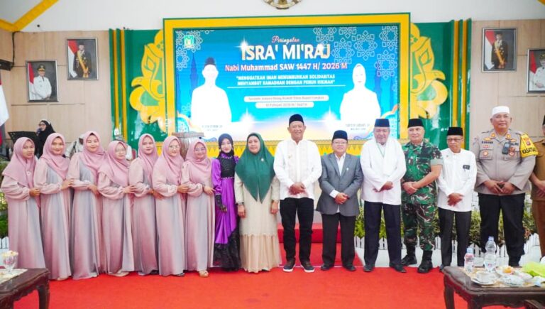 Bupati Langkat Syah Afandin Ajak Masyarakat Jadikan Isra Mi’raj Momentum Perbaikan Diri