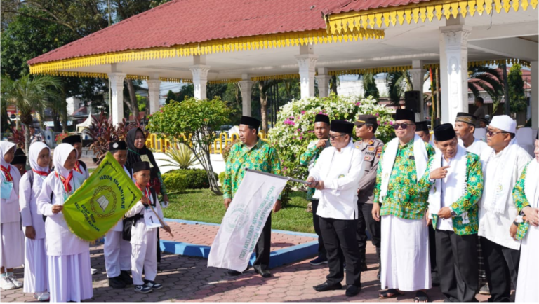 Ribuan Santri Cilik Ikuti Manasik Haji Akbar, Pemkab Deli Serdang Tegaskan Investasi Karakter Sejak Dini