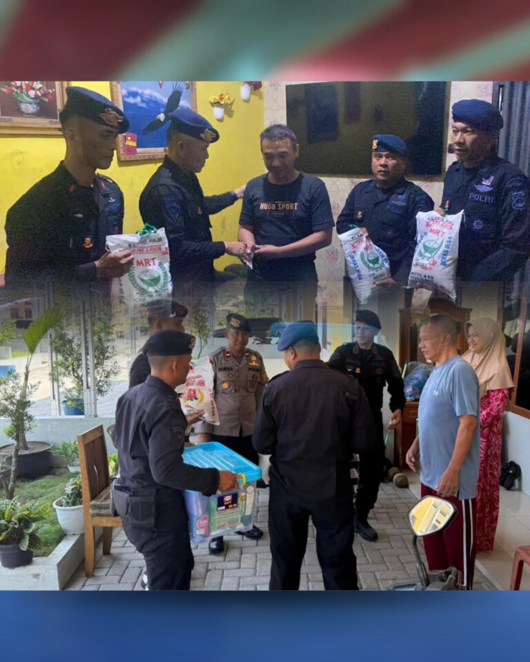 Solidaritas Brimob Polda Sumut: Kunjungan dan Bantuan untuk Rekan yang Sakit Menahun
