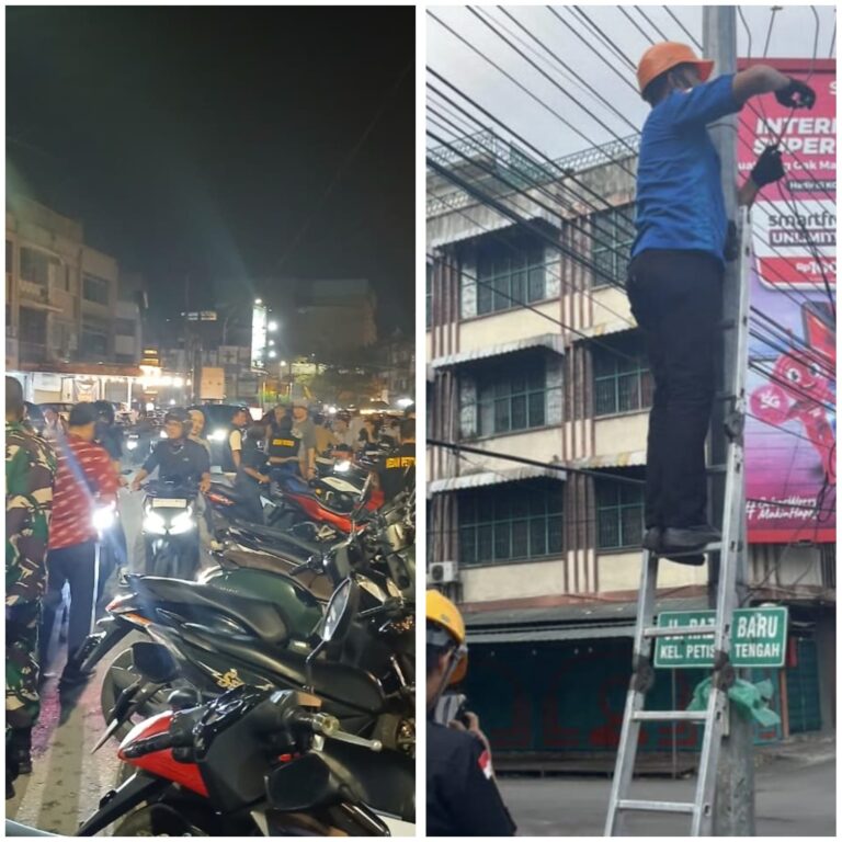 PLN dan Dishub Medan Tertibkan Jukir Dadakan dan Angkringan Curi Arus Listrik Dinilai Kurang Maksimal