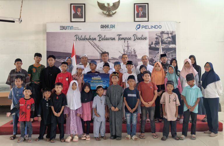 Ramadhan Berbagi, Pelindo Regional 1 Belawan Salurkan 1.250 Paket Sembako, 1.250 Takjil dan 250 Santunan Anak Yatim