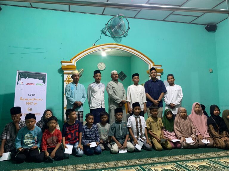 SKK Migas dan EMP Gebang Limited Gelar Safari Ramadhan di Pematang Cengal, Jalin Silaturahmi dan Bagikan Bantuan