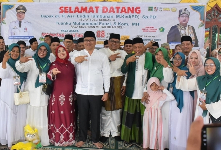 Bupati Dorong Doa 1.000 Umat Jadi Ikon Religius Hamparan Perak