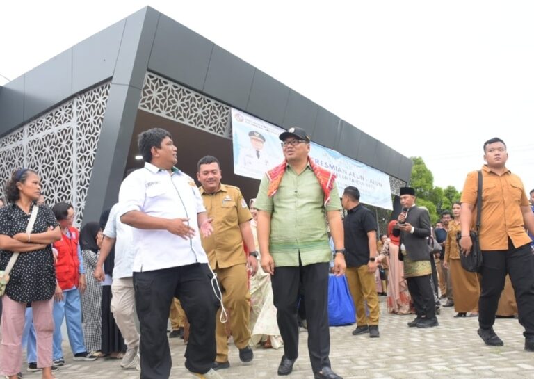Bupati Deli Serdang Resmikan Alun-Alun Pancur Batu, Wujud Janji Kampanye Ruang Publik