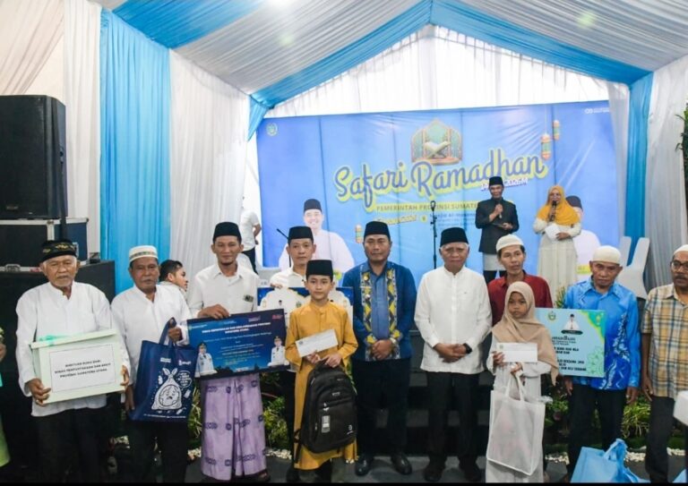 Safari Ramadan di Percut Sei Tuan, Wagub Sumut Serahkan Bantuan untuk Masjid dan Warga
